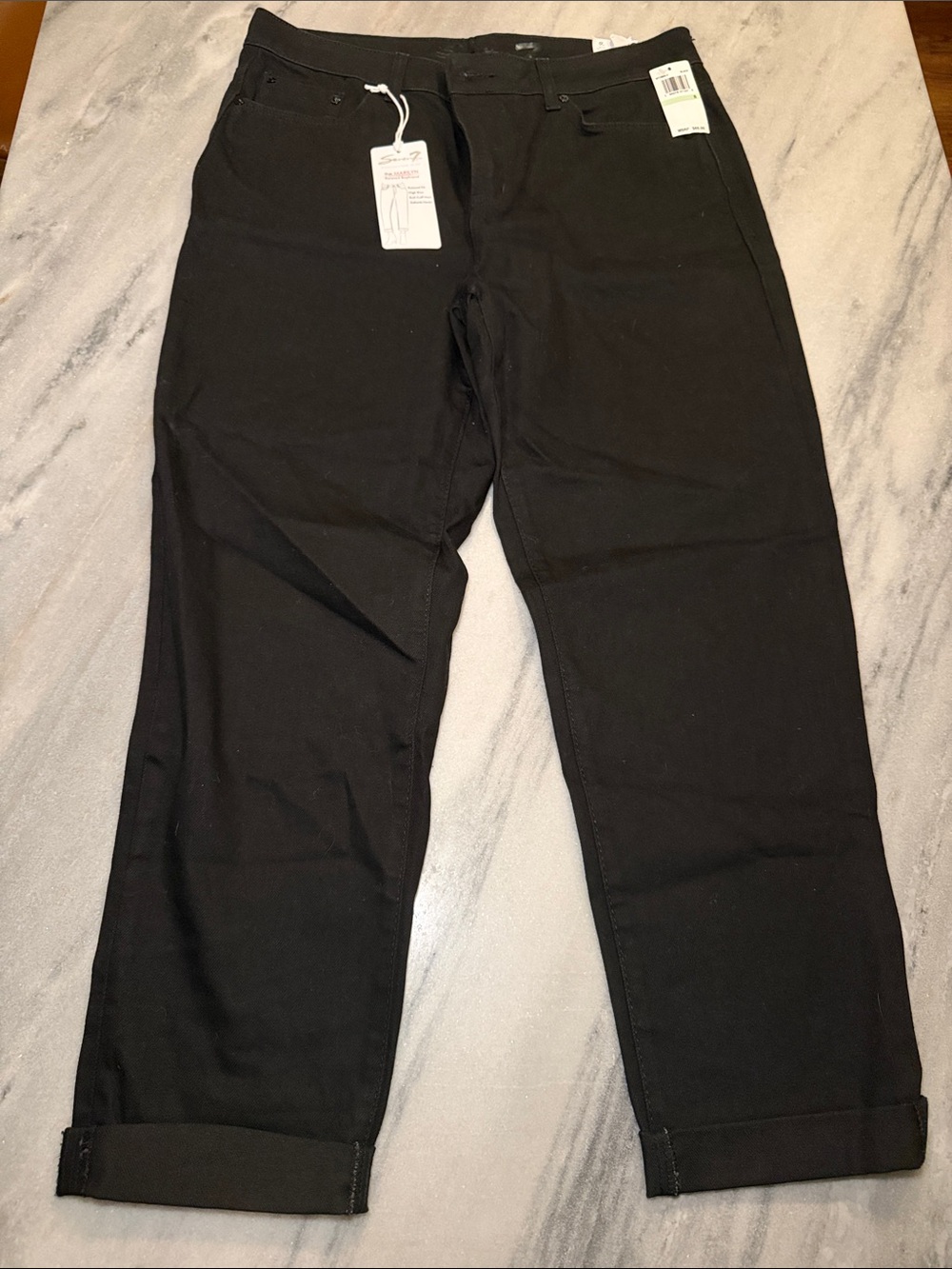 7 For All Mankind Women's Boyfriend Jeans - Black